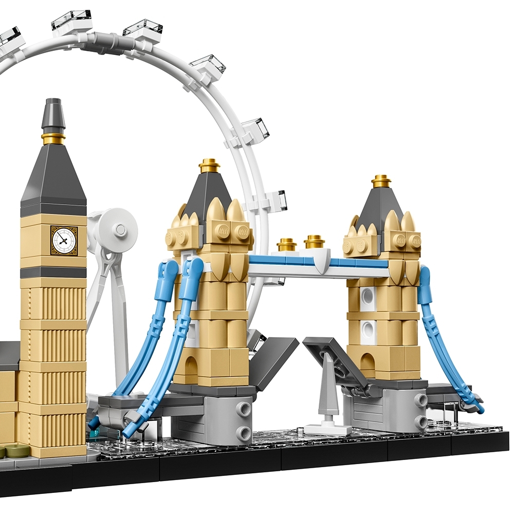 LEGO 21034 Architecture London Skyline, mit London Eye, Big Ben u. Tower Bridge