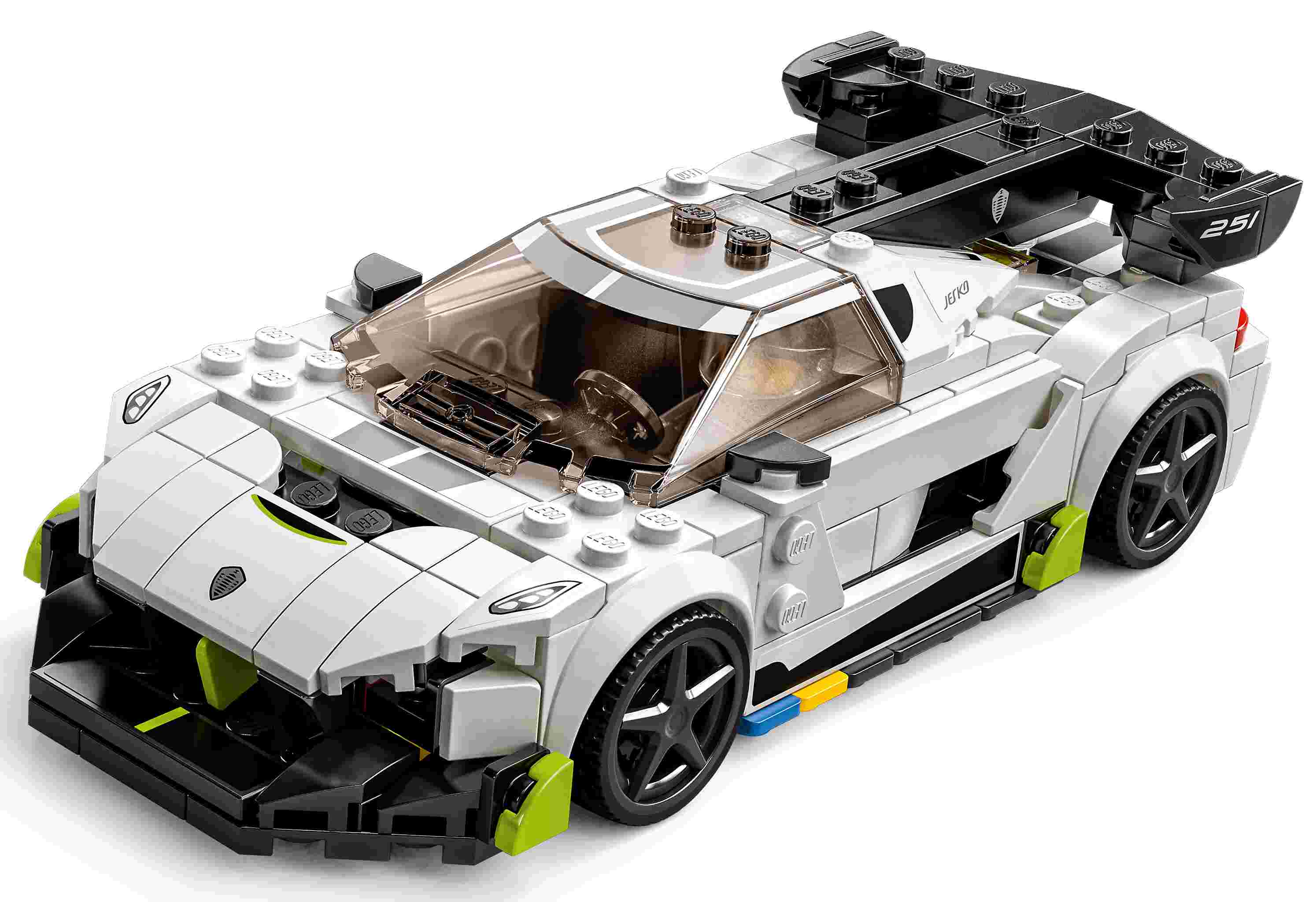 LEGO 76900 Speed Champions Koenigsegg Jesko, Modellauto zum selber Bauen