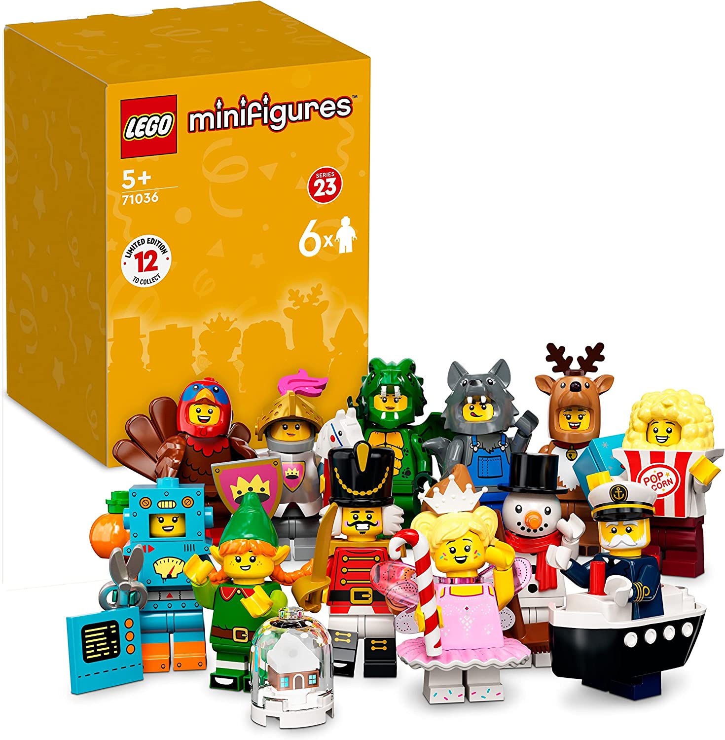 LEGO 71036 Minifiguren Serie 23 - 6er Pack, Limitierte Auflage 2022 