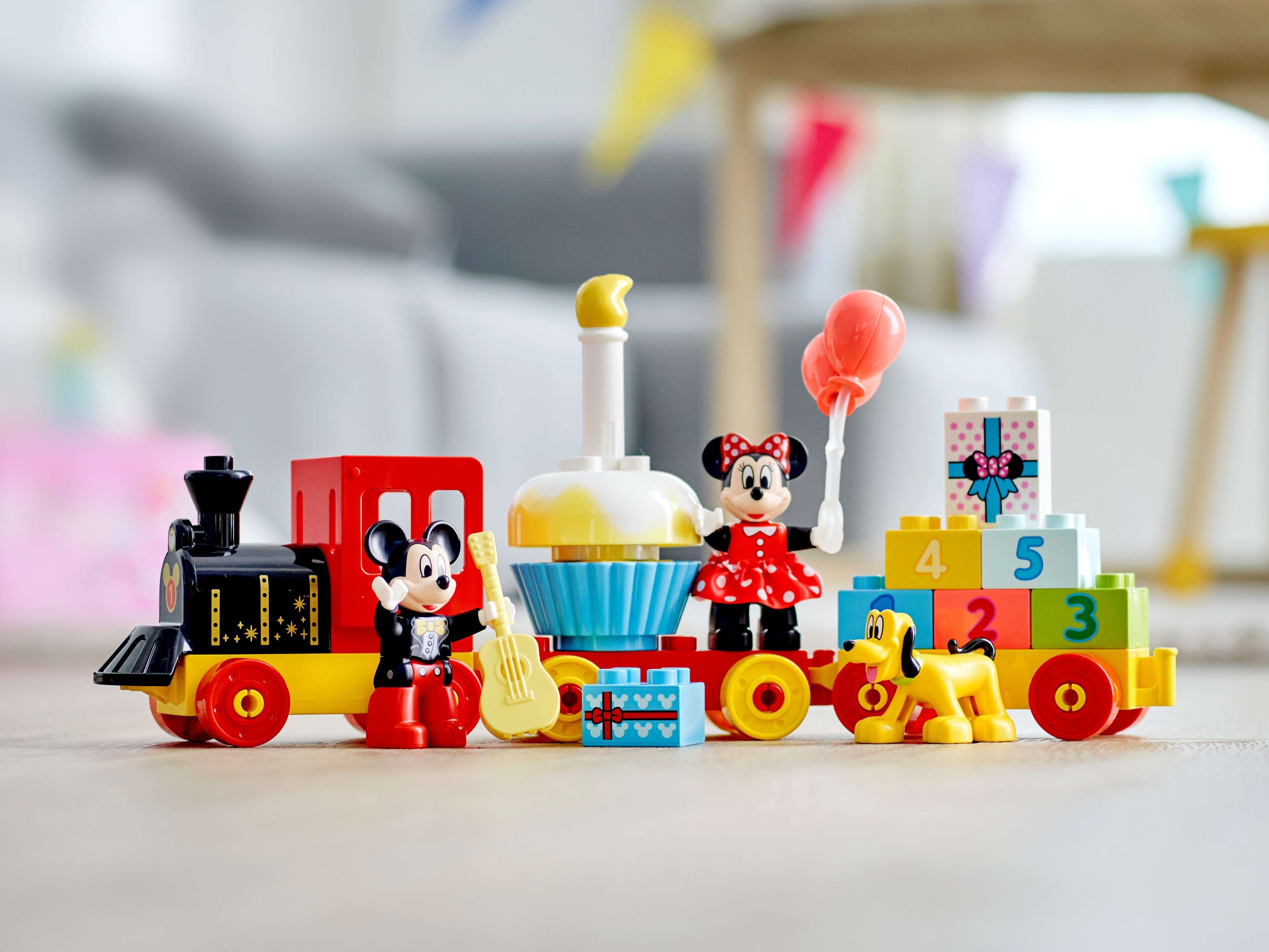 LEGO 10941 DUPLO Disney Mickys und Minnies Geburtstagszug, mit Pluto