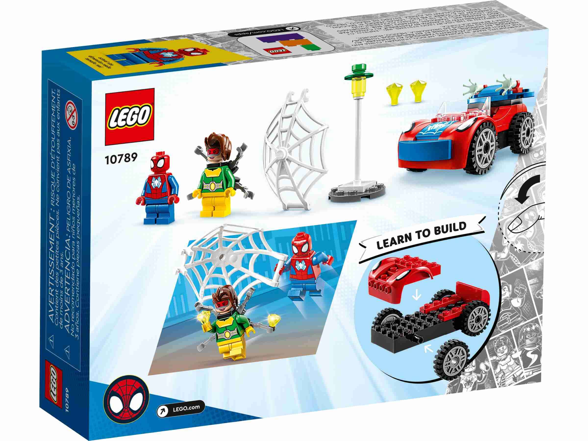 LEGO 10789 Marvel Spider-Mans Auto und Doc Ock, Spidey, 2 Minifiguren