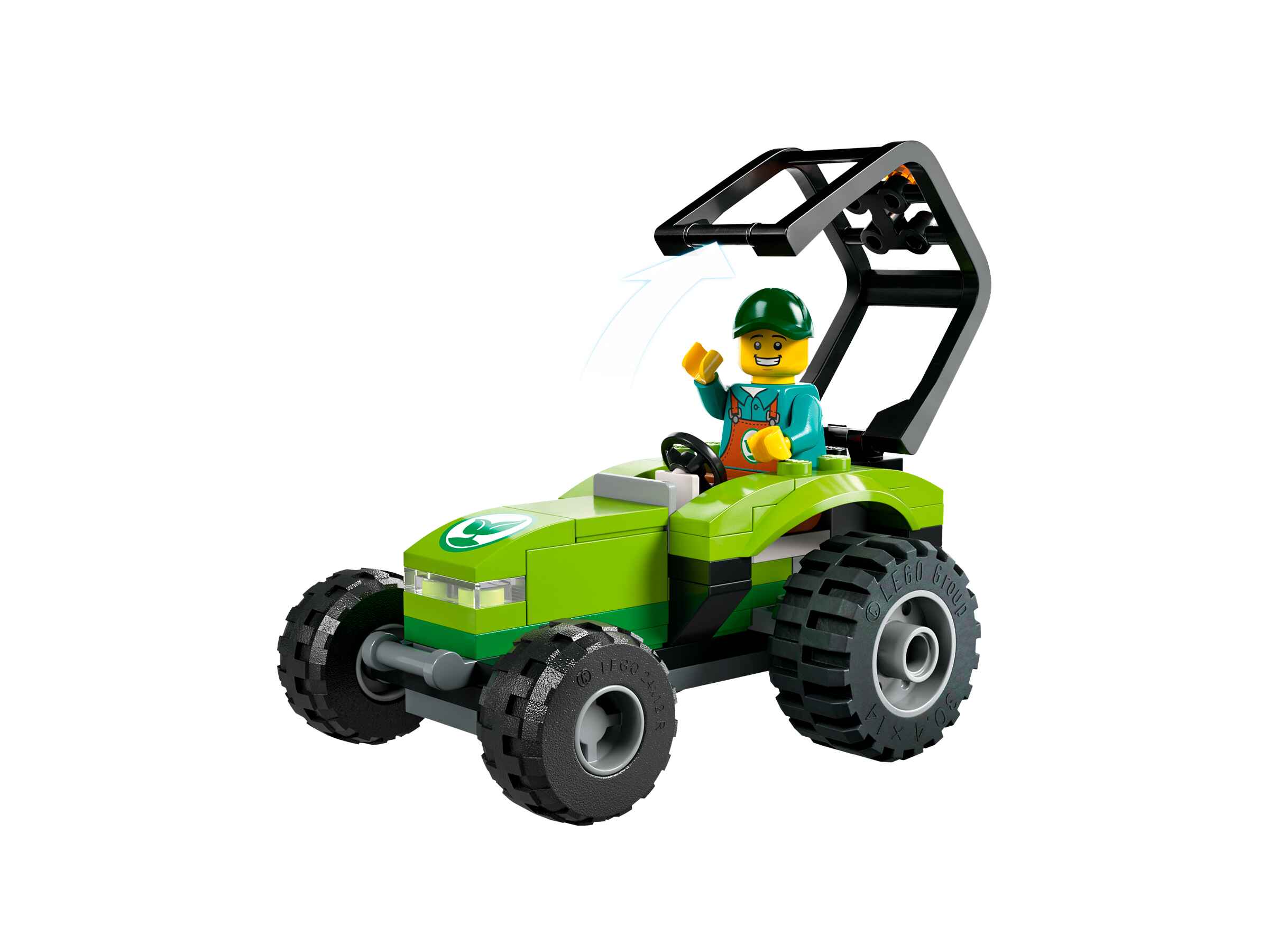 LEGO 60390 City Kleintraktor, Bäumepflanzen, Reihe „Starke Fahrzeuge“