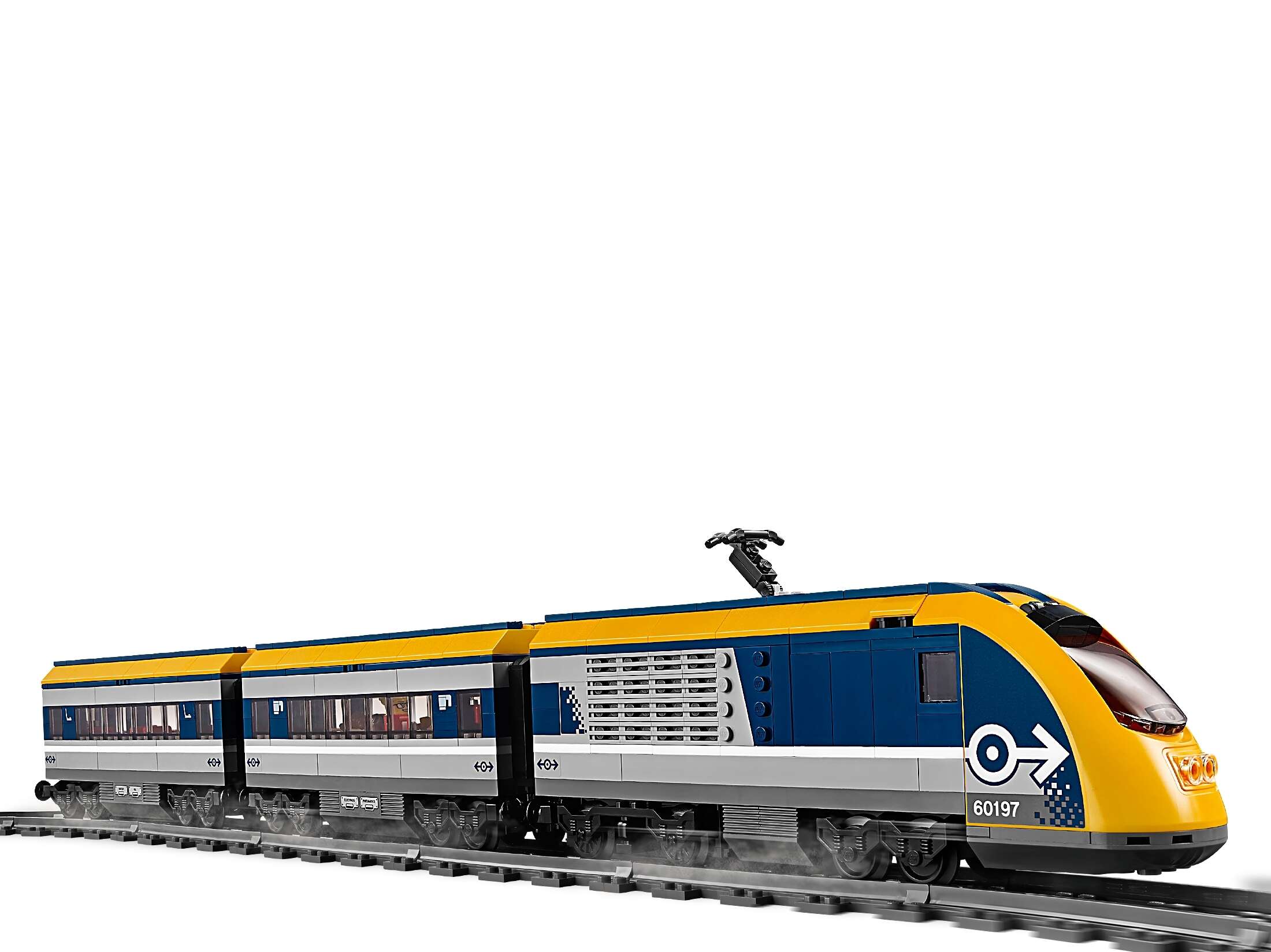 LEGO 60197 City Personenzug, batteriebetriebener Motor mit Bluetooth-Verbindung