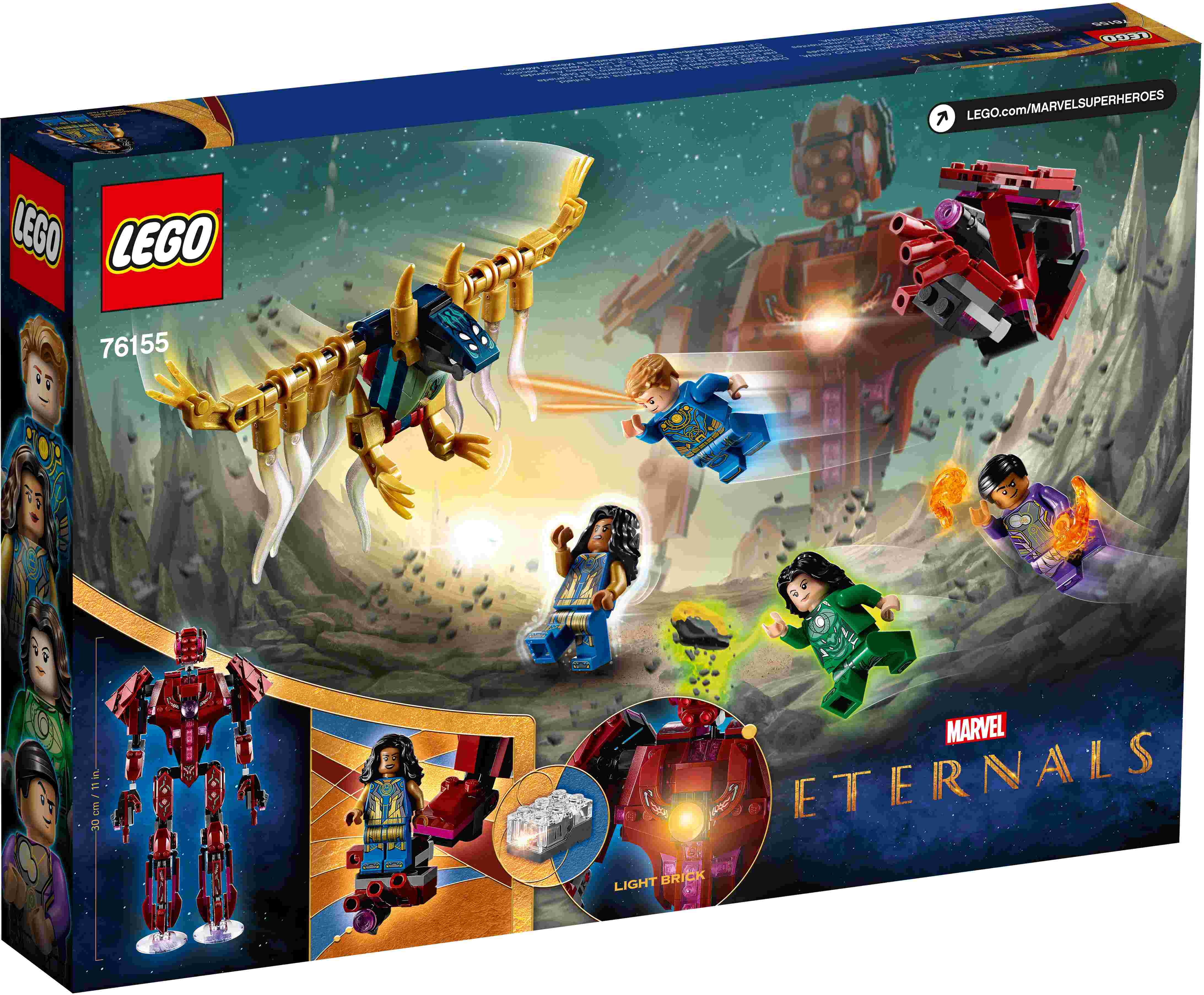 LEGO 76155 Marvel The Eternals: In Arishems Schatten, 4 Eternals