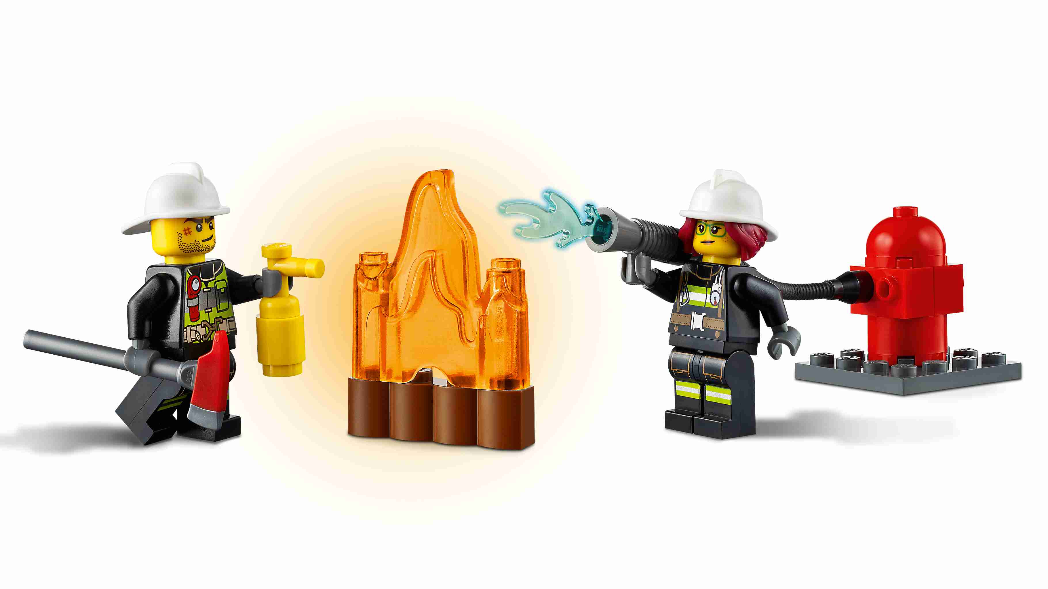 LEGO 60280 City Feuerwehrauto mit Feuerwehrmann Minifigur
