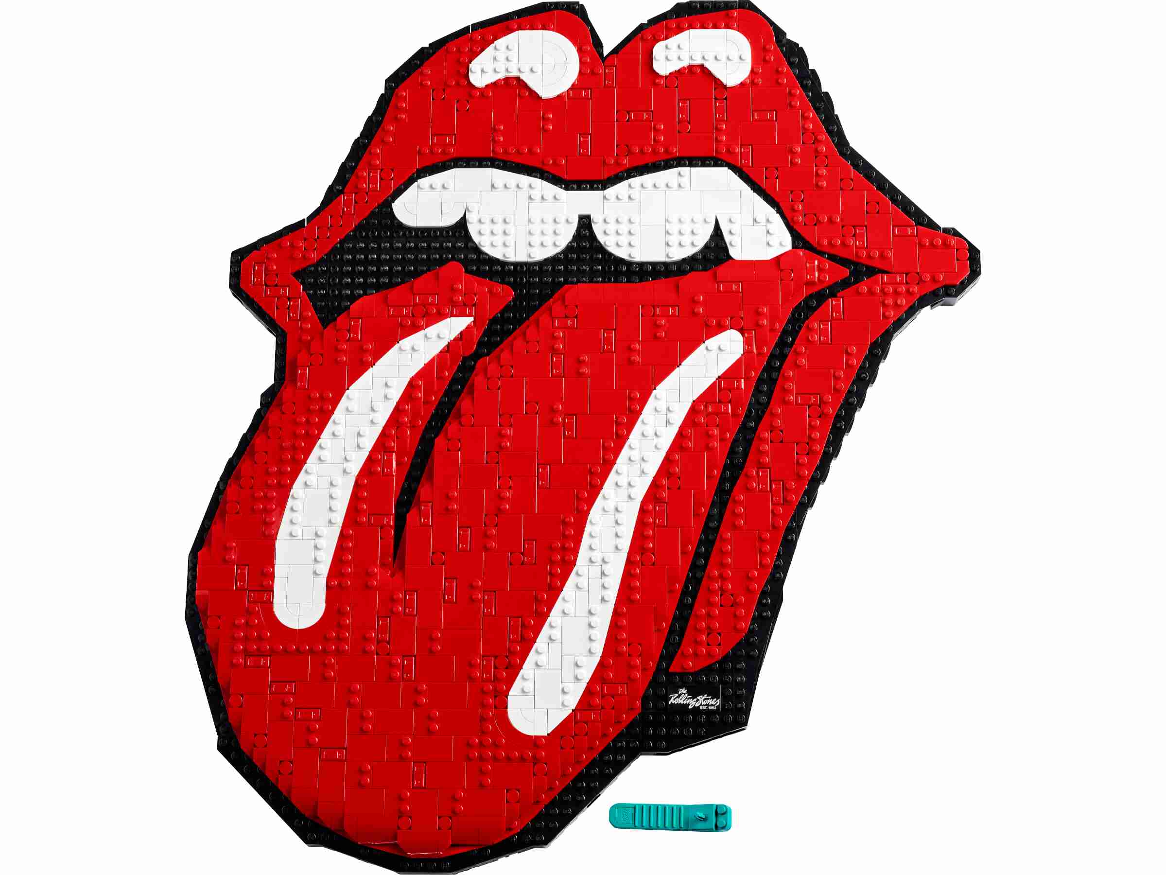 LEGO 31206 Art The Rolling Stones Logo Bastelset für Erwachsene