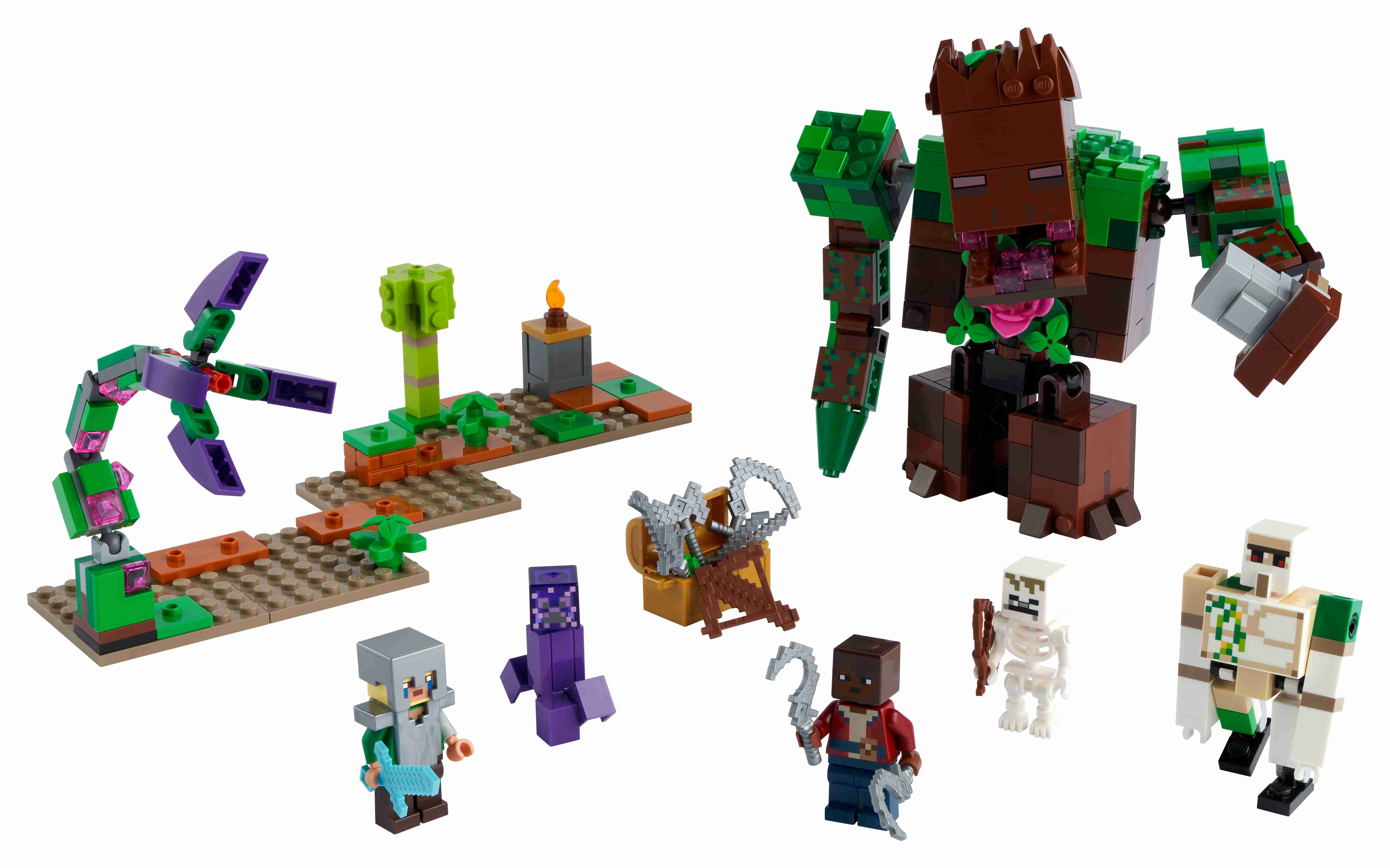 LEGO 21176 Minecraft Die Dschungel Ungeheuer, aus Minecraft Dungeons mit Figuren