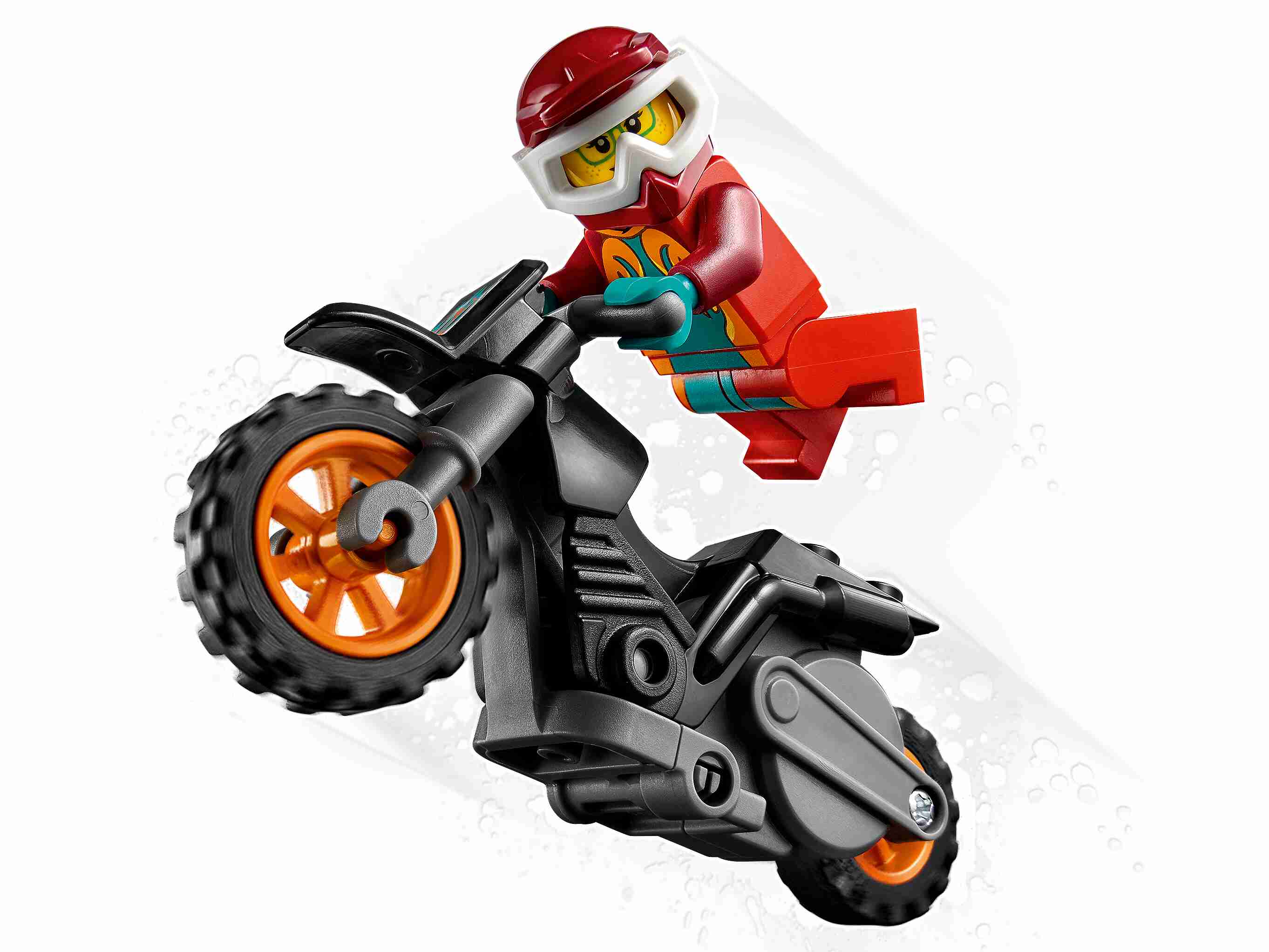 LEGO 60311 City Stuntz Feuer-Stuntbike, Schwungradantrieb, Freya McCloud