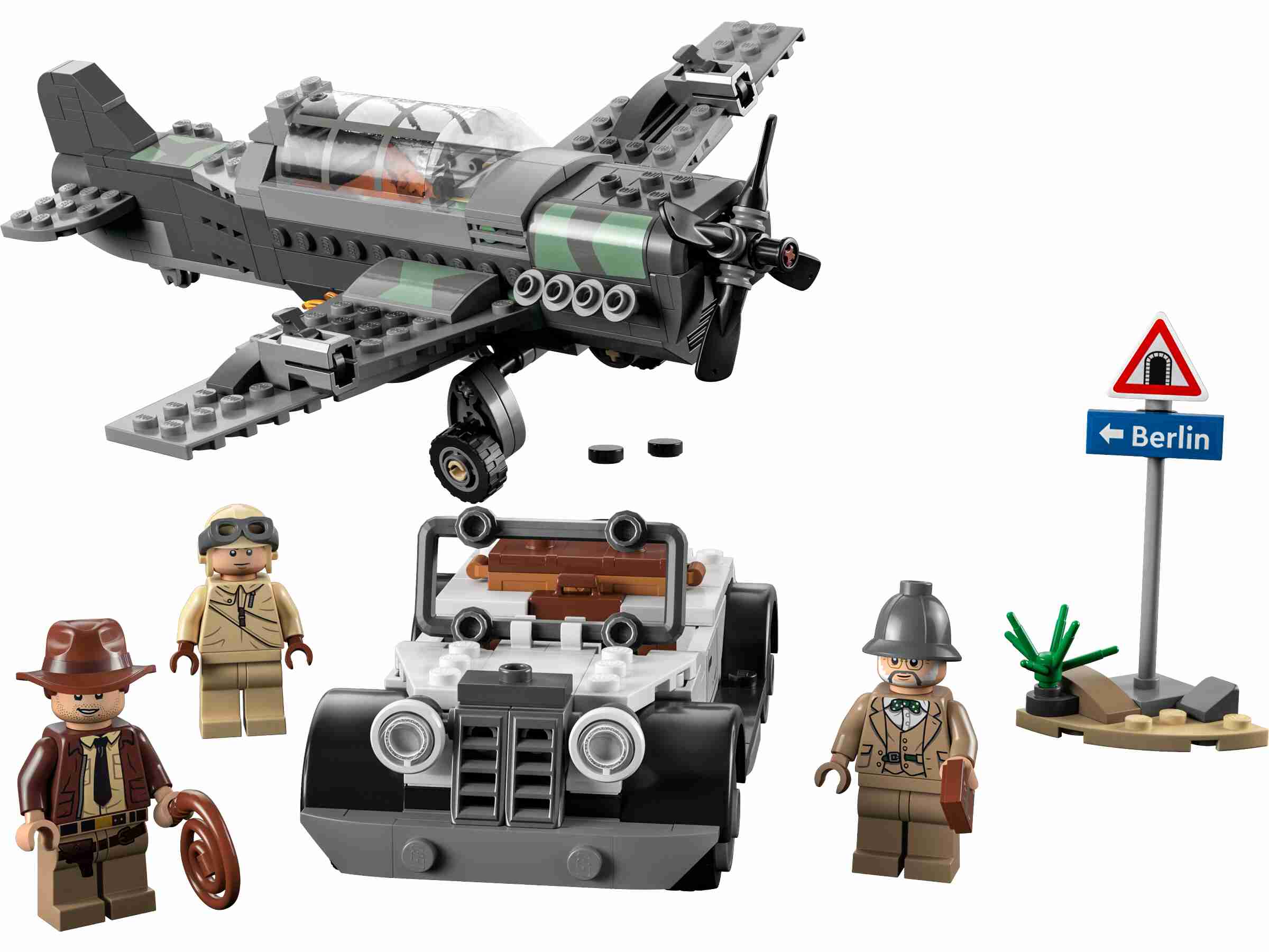 LEGO 77012 Indiana Jones Flucht vor dem Jagdflugzeug, 3 Minifiguren