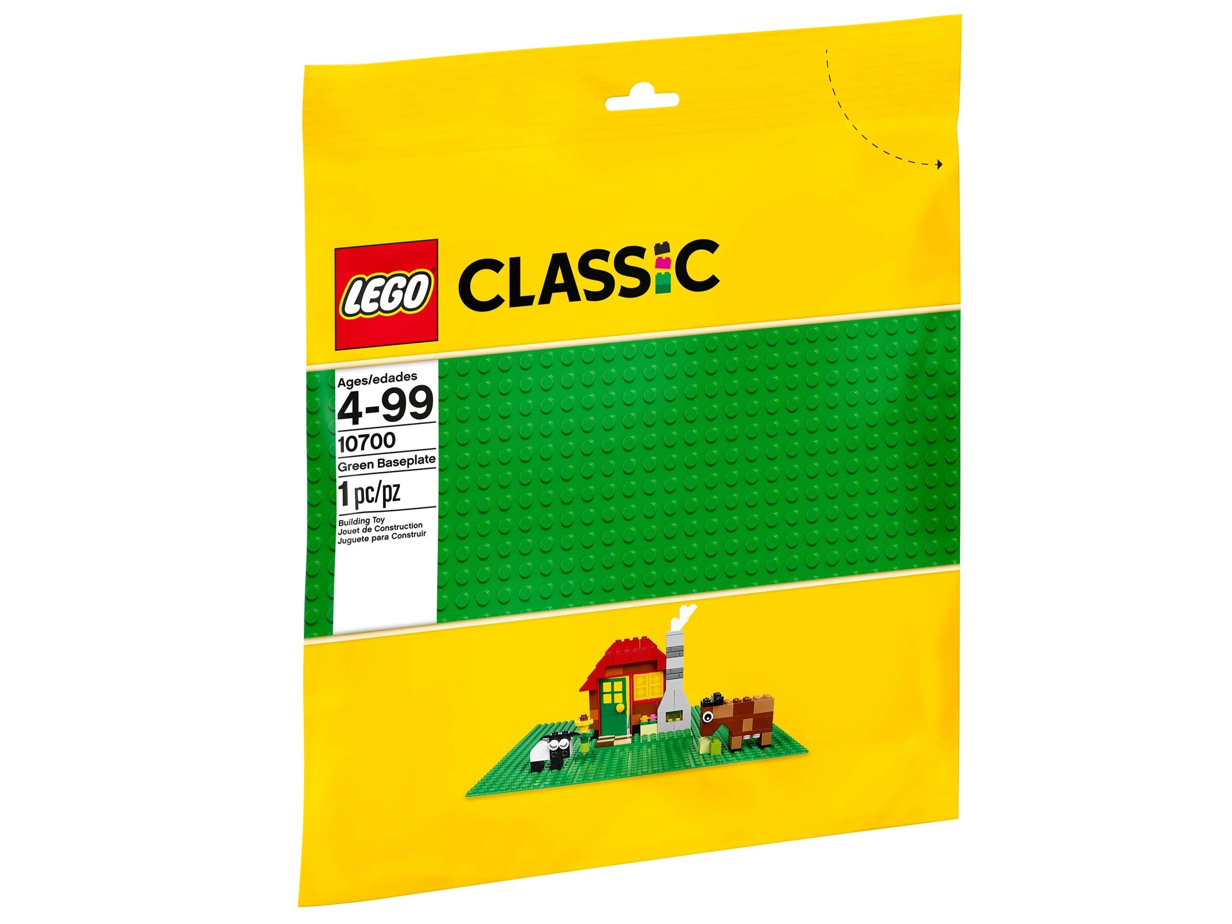 LEGO 10700 Classic Grüne Bauplatte, 25 cm x 25 cm Grundplatte