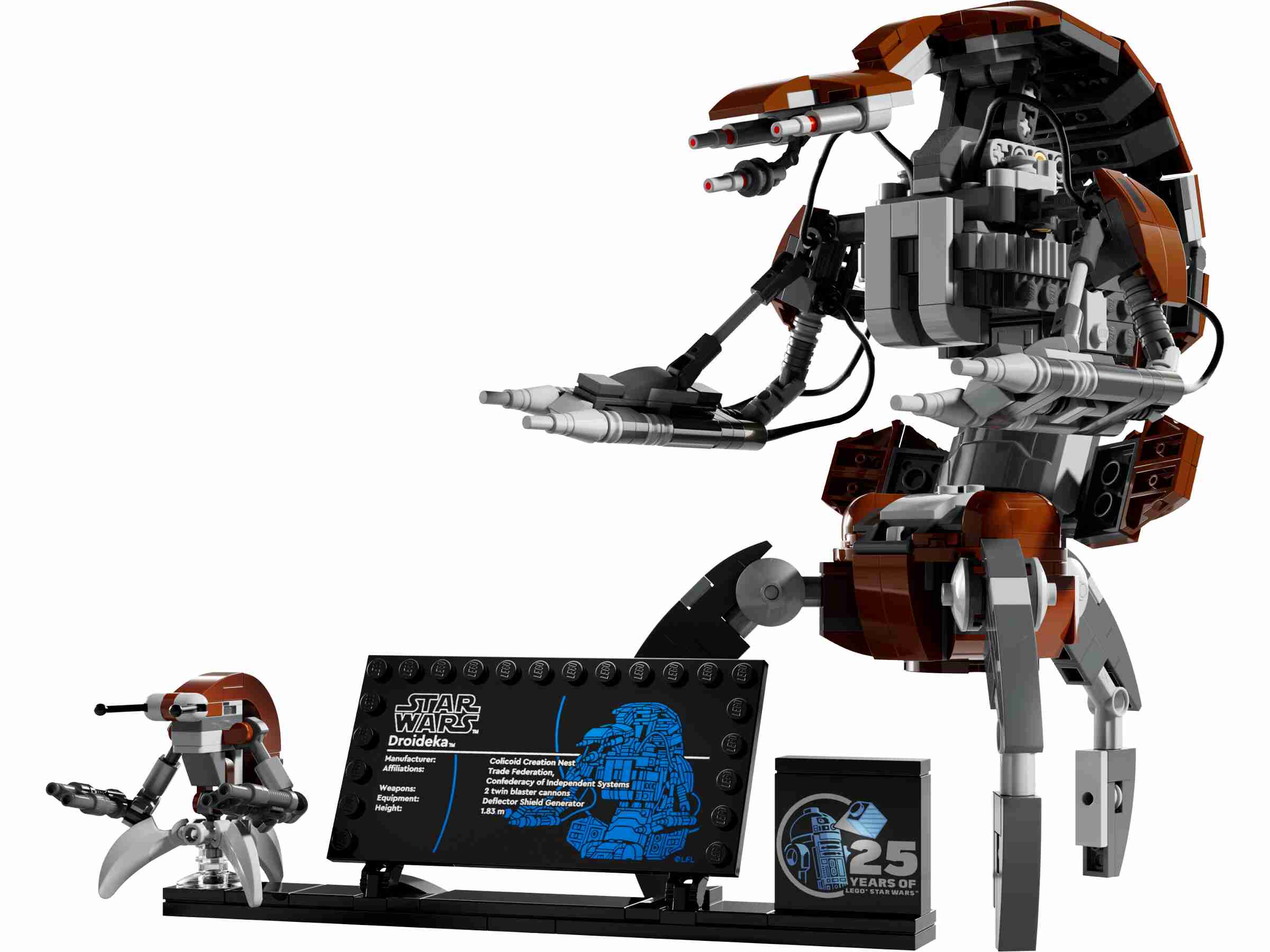LEGO 75381 Star Wars Droideka, bewegliche Arme und Beine, Jubiläumsset