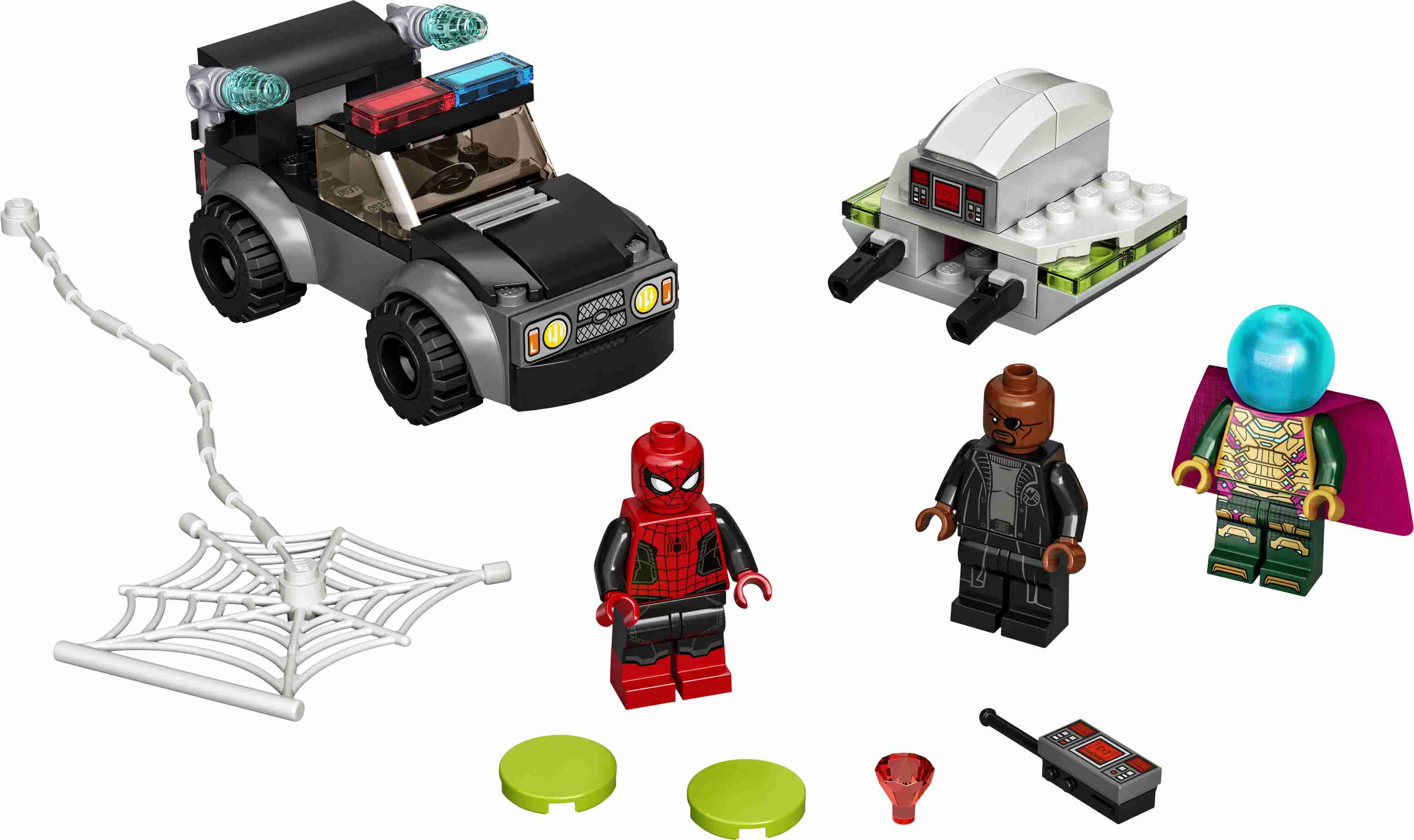 LEGO 76184 Marvel Mysterios Drohnenattacke auf Spider-Man, Auto, 3  Minifiguren: : Spielzeug