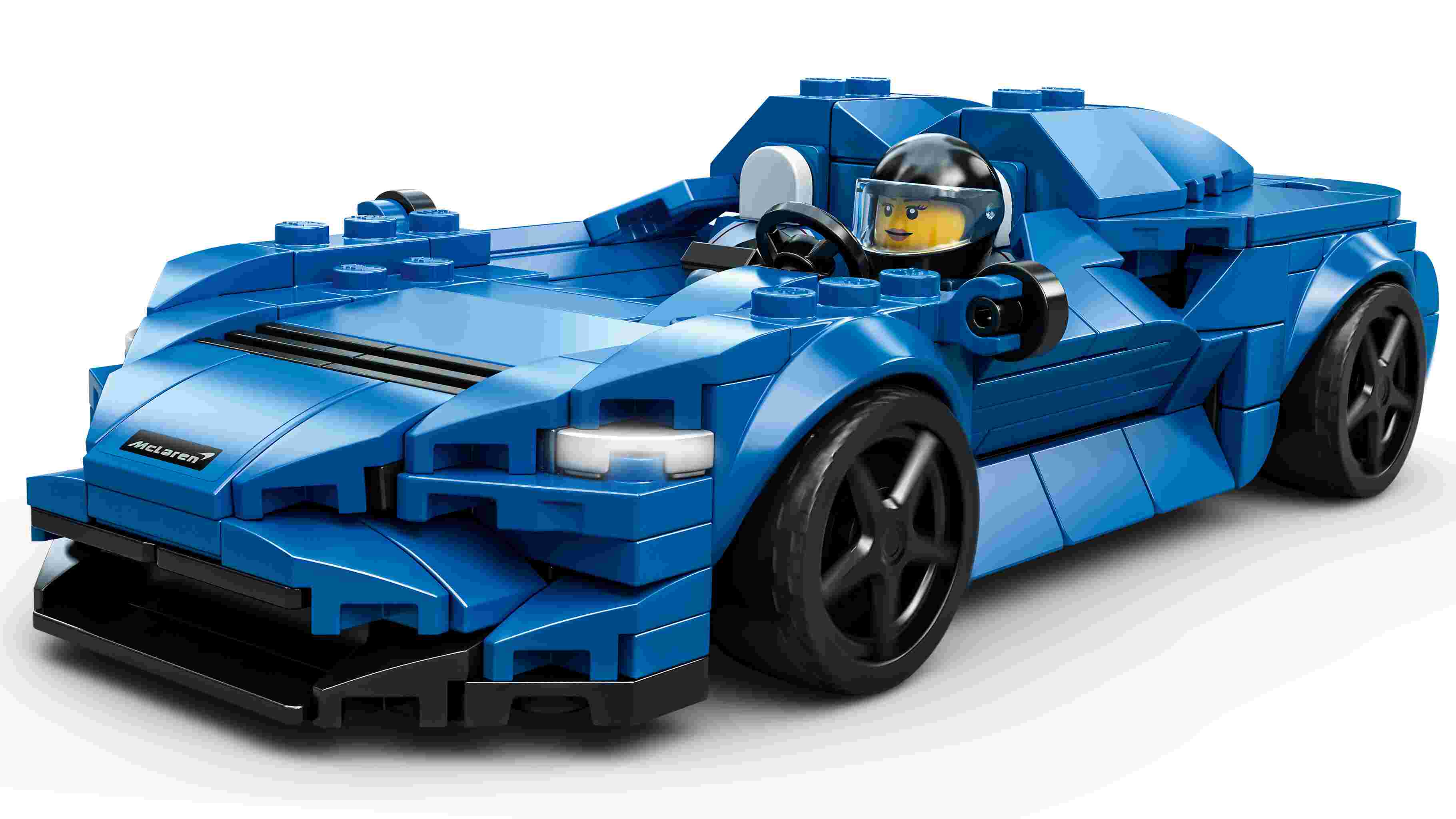 LEGO 76902 Speed Champions McLaren Elva Rennwagen, Modellauto zum selber Bauen