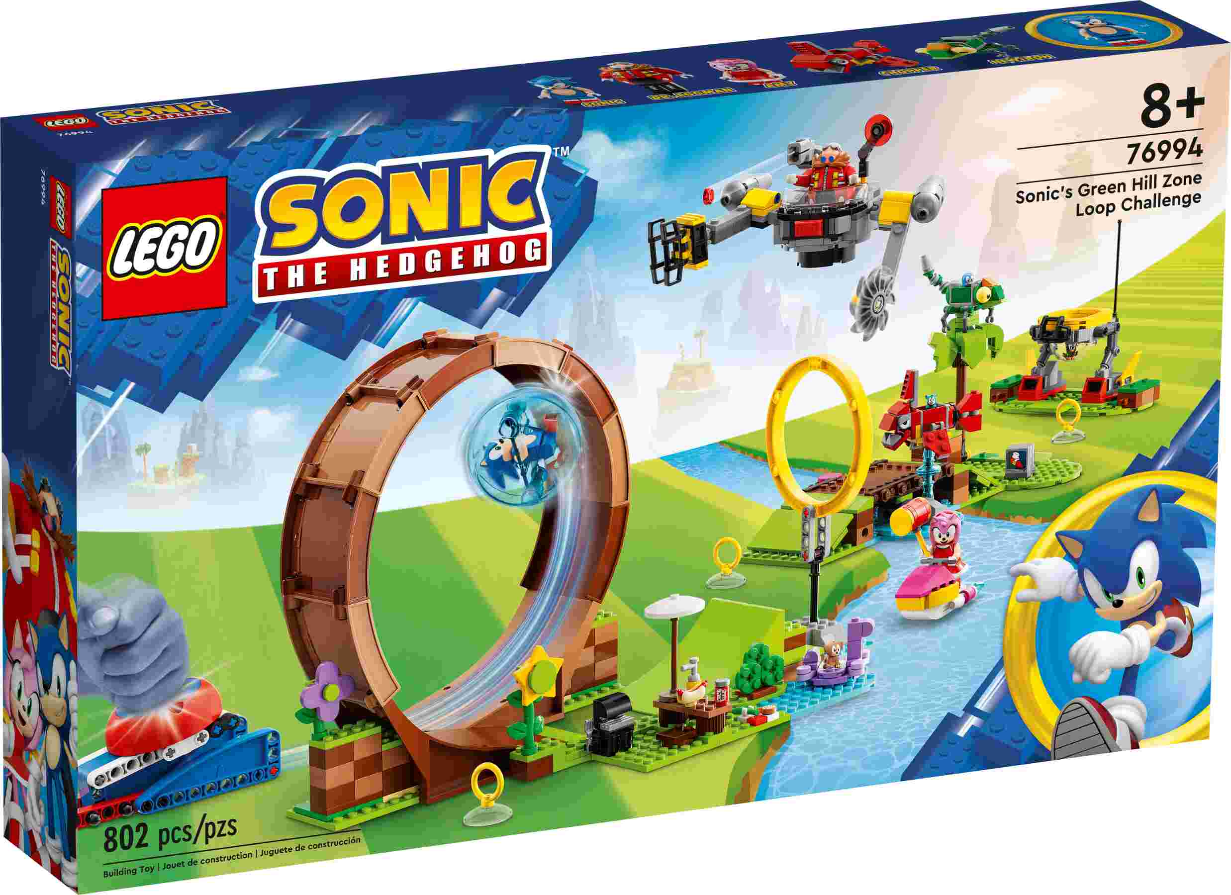 LEGO 76994 Sonic Sonics Looping-Challenge in der Green Hill Zone