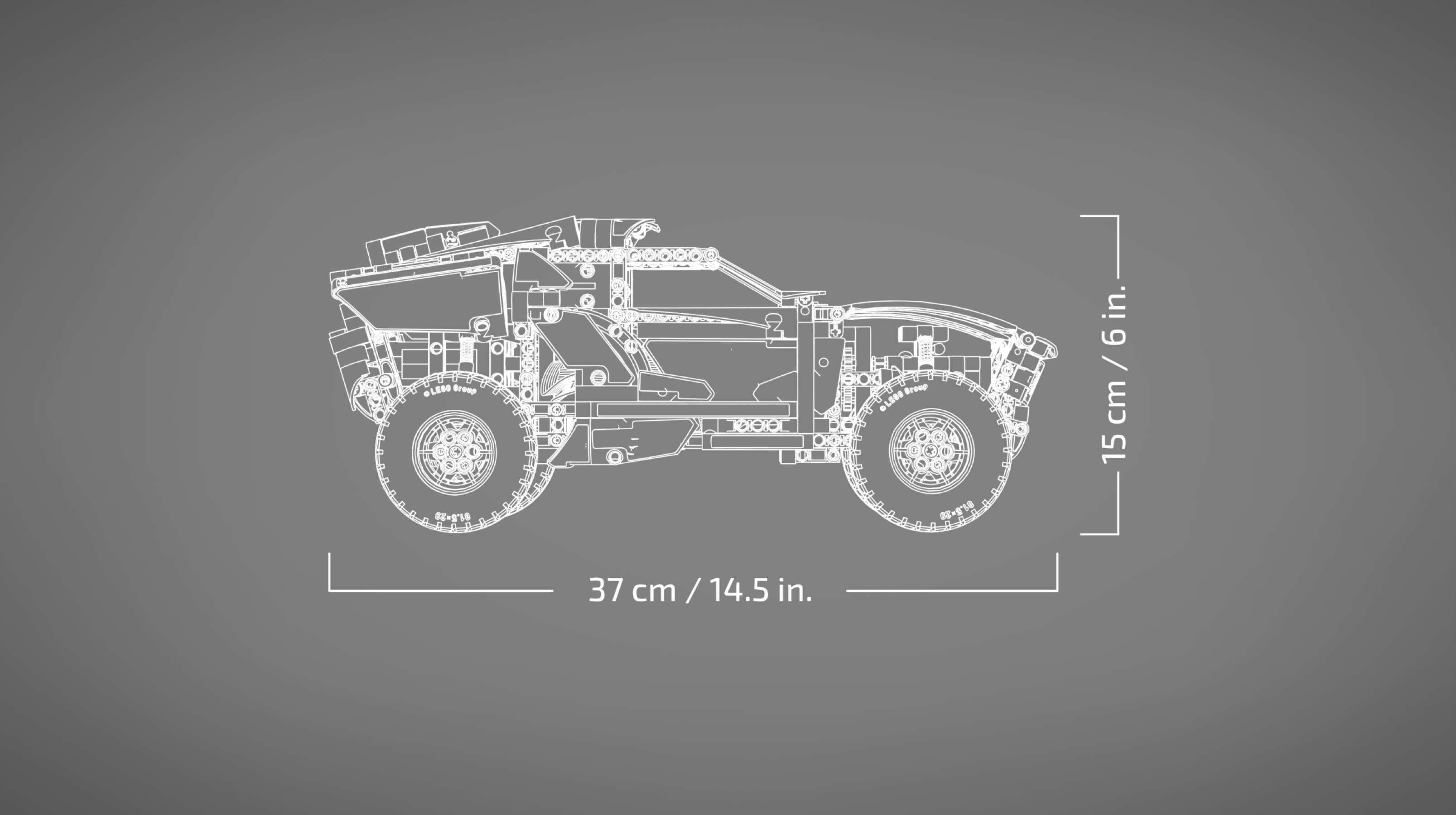 LEGO 42160 Technic Audi RS Q e-tron, Ferngesteuerte Funktionen, CONTROL+ App