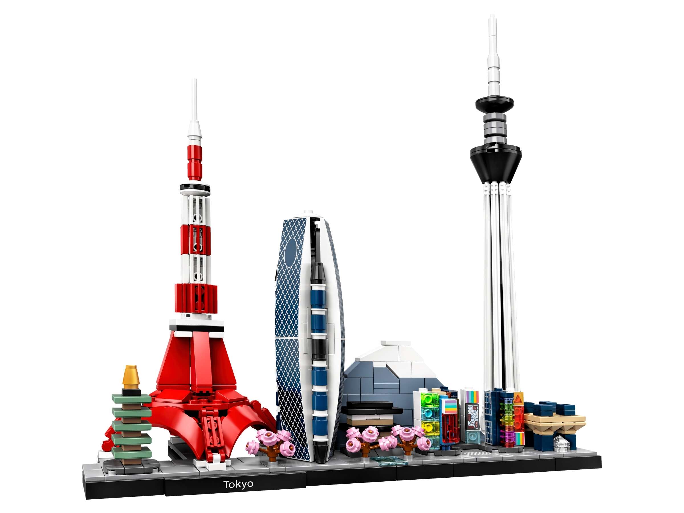 LEGO 21051 Architecture Tokio, Skyline-Kollektion, detailgetreue Modelle