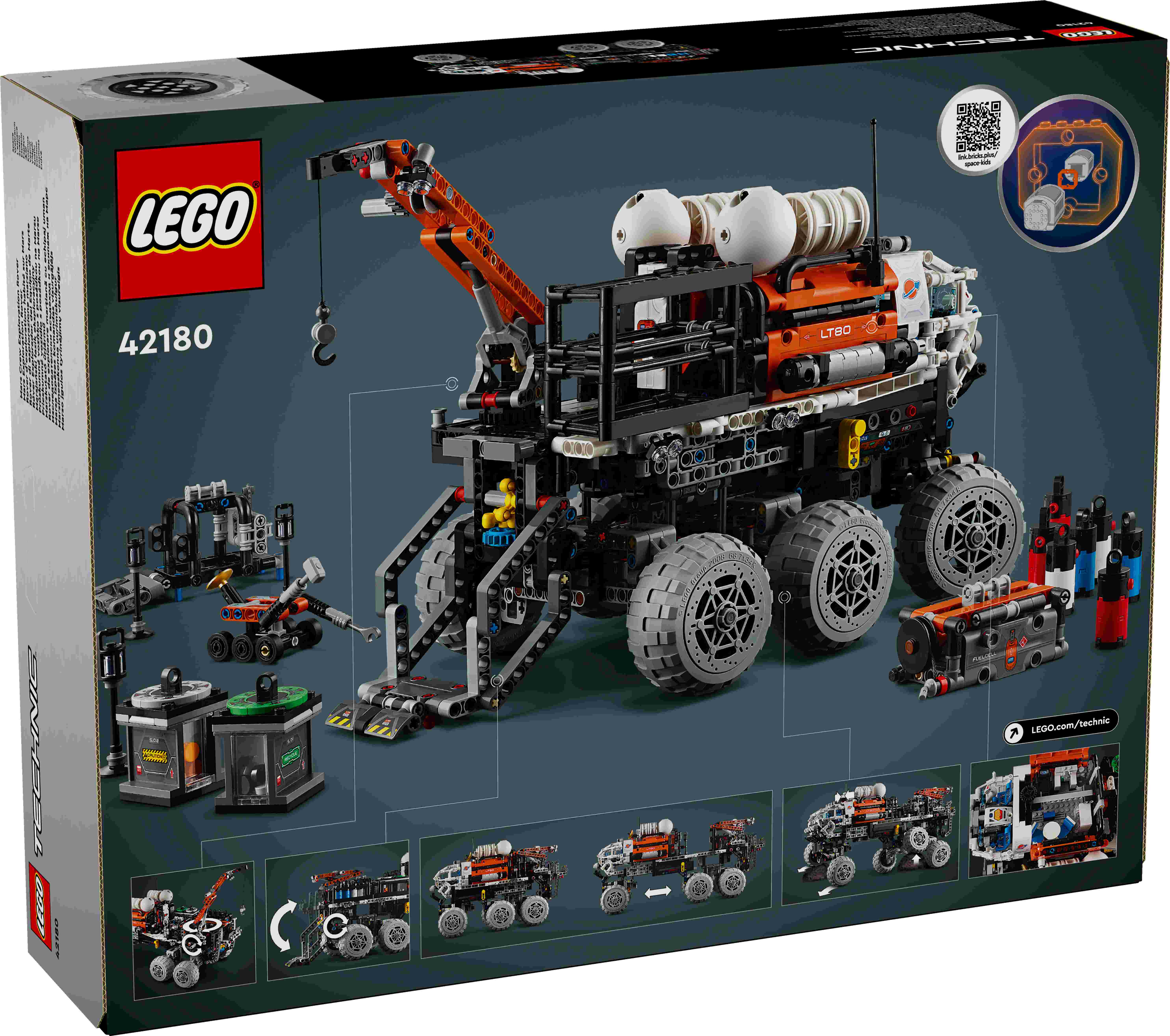 LEGO 42180 Technic Mars Exploration Rover, viele Funktionen und Zubehör