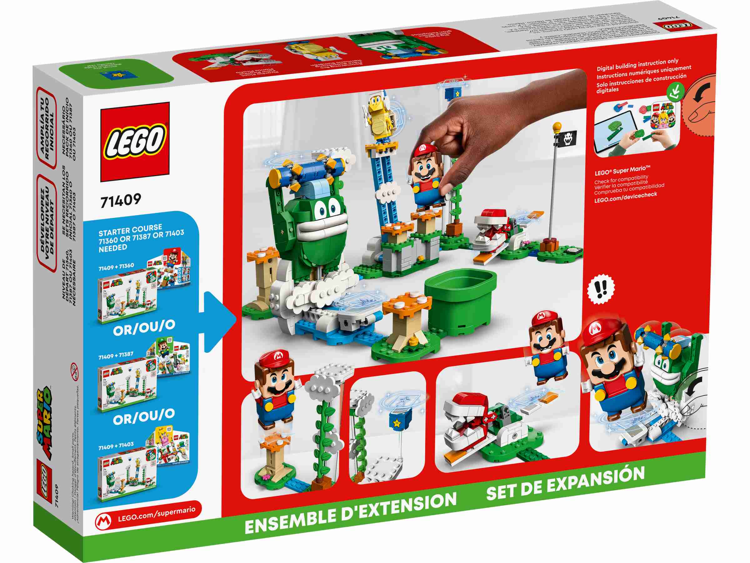LEGO 71409 Super Mario Maxi-Spikes Wolken-Challenge – Erweiterungsset