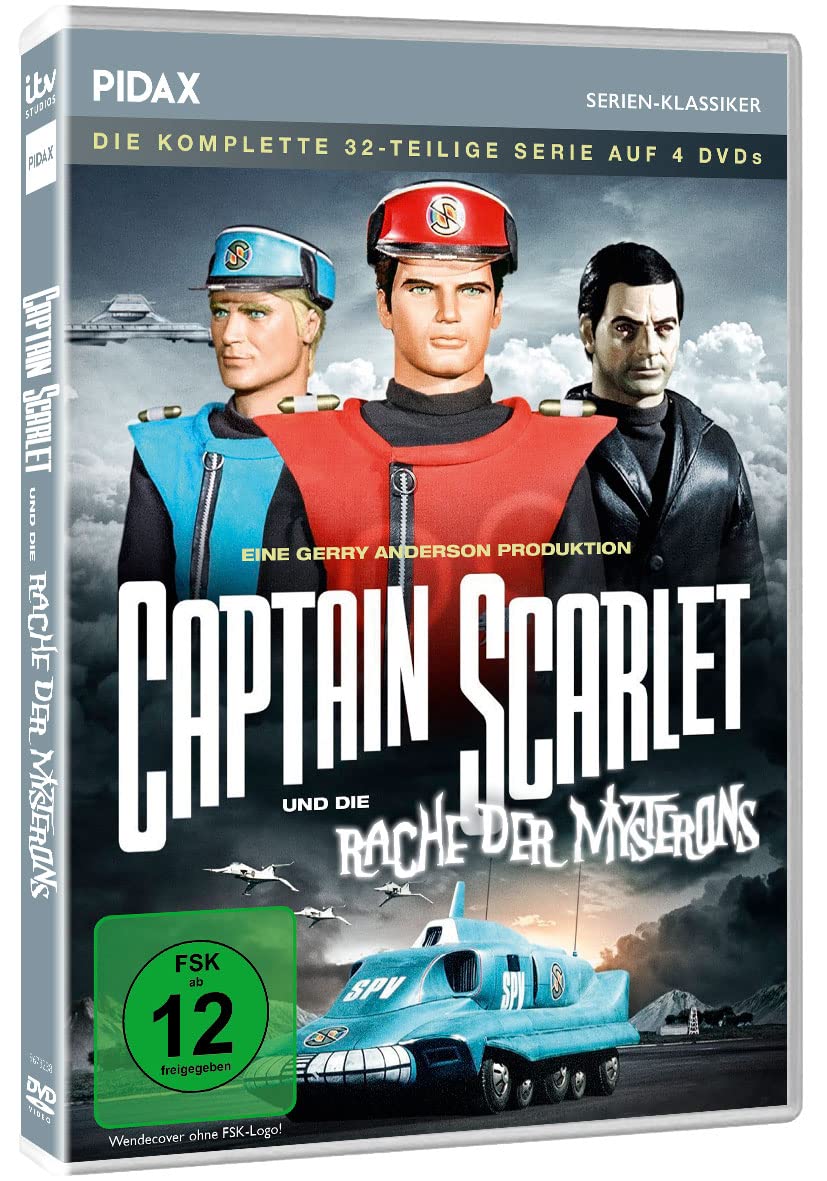Captain Scarlet und die Rache der Mysterons - Komplettbox - 32 teilige Serie