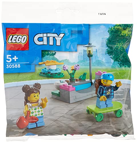LEGO 30588 City Kinderspielplatz, Konstruktionsspielzeug, 2 Figuren