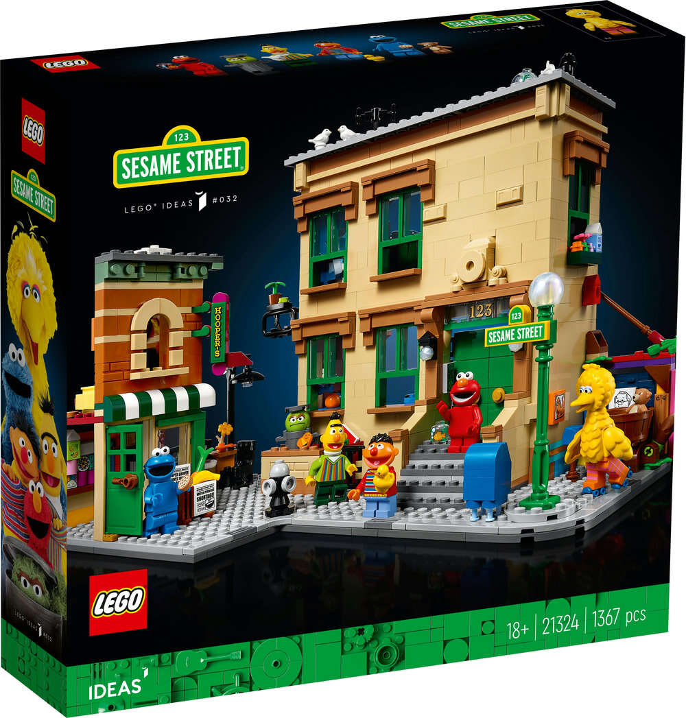 LEGO 21324 Ideas123 Sesamstraße, Hooper‘s Store, 6 Minifiguren